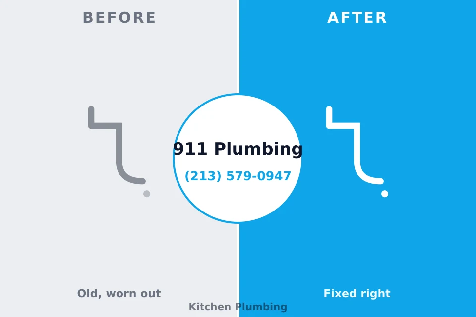 Before and after: plumbing repair Union Springs, NY